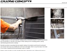 Tablet Screenshot of coatingconcepts.net